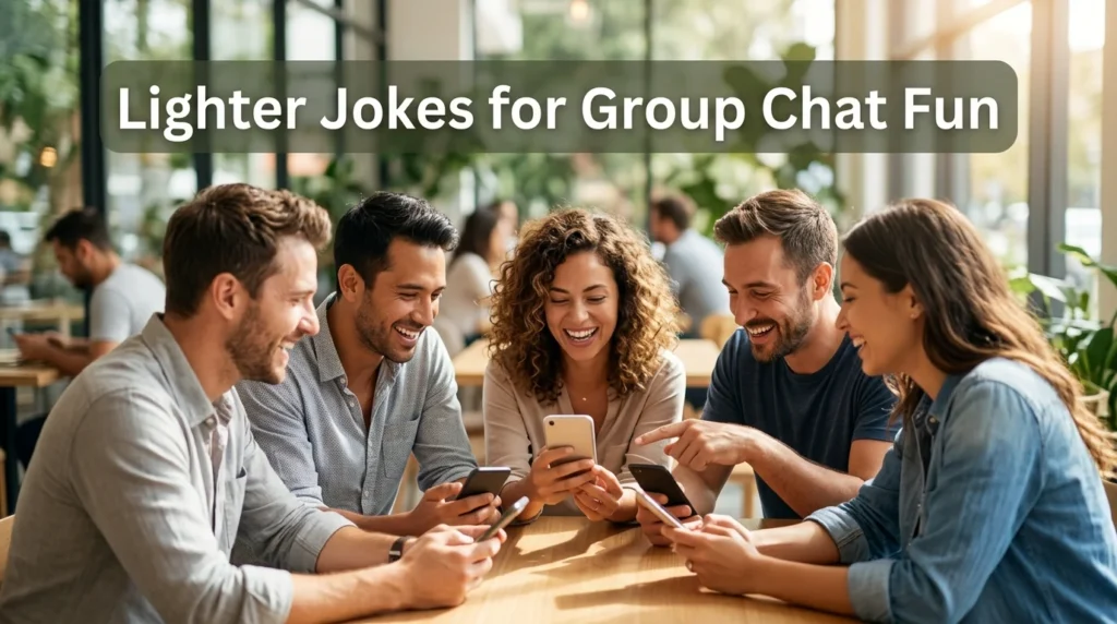 lighter jokes for group chat fun