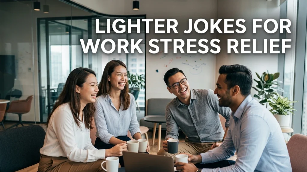 lighter jokes for work stress relief