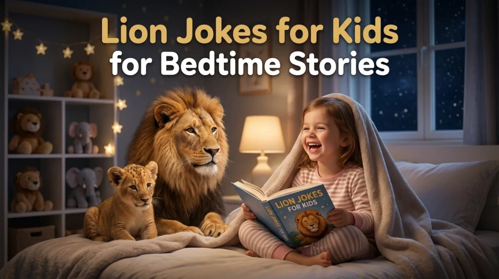 Lion Jokes for Kids for Bedtime Stories