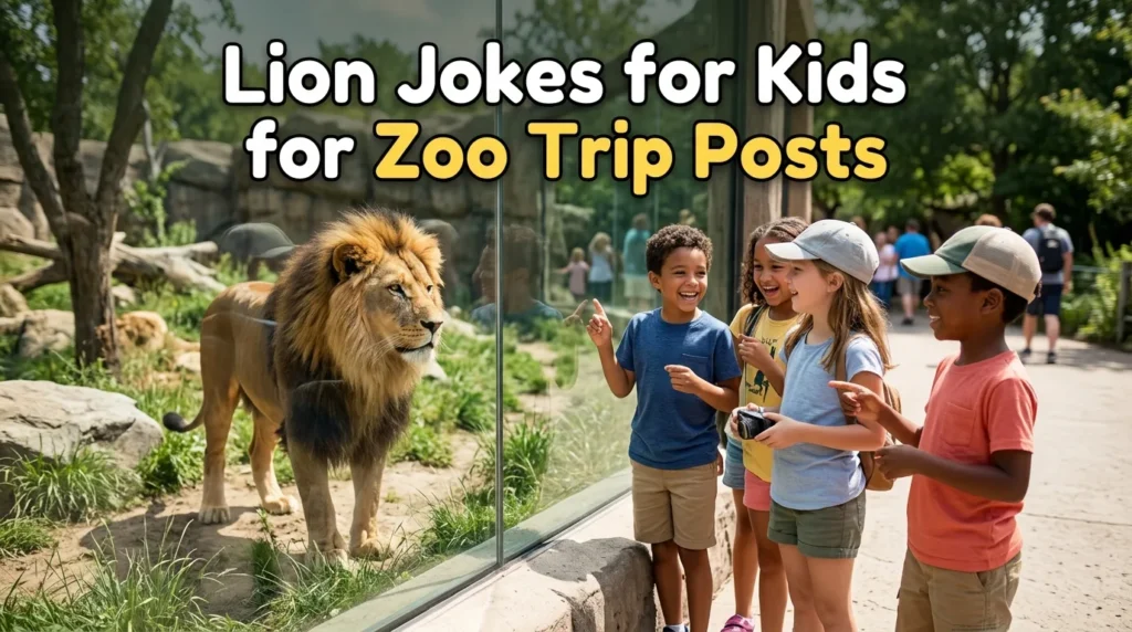 Lion Jokes for Kids for Zoo Trip Posts
