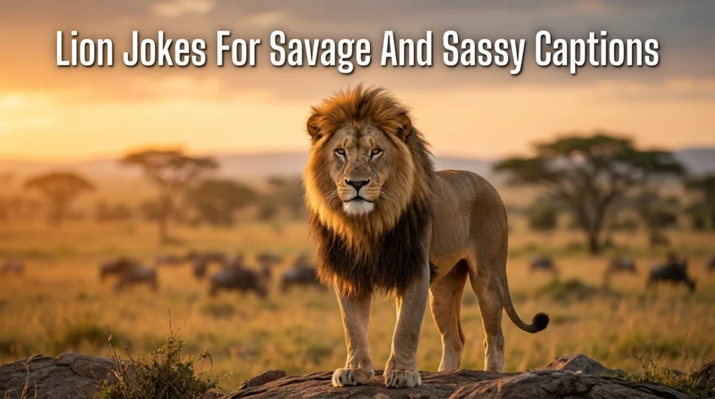 Lion Jokes For Savage And Sassy Captions