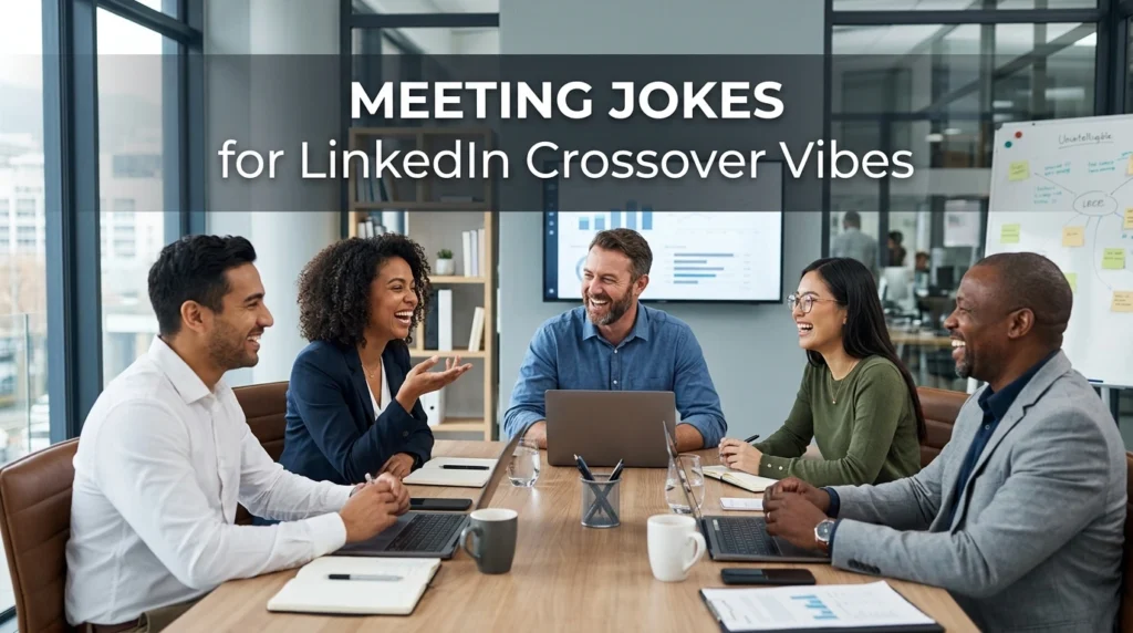 Meeting Jokes for LinkedIn Crossover Vibes