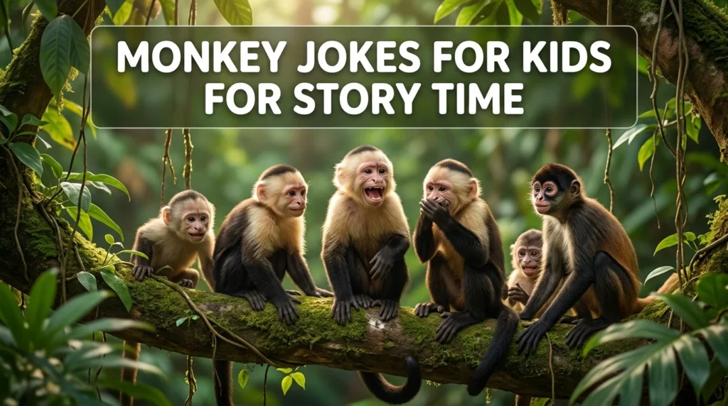 monkey jokes for kids for story time