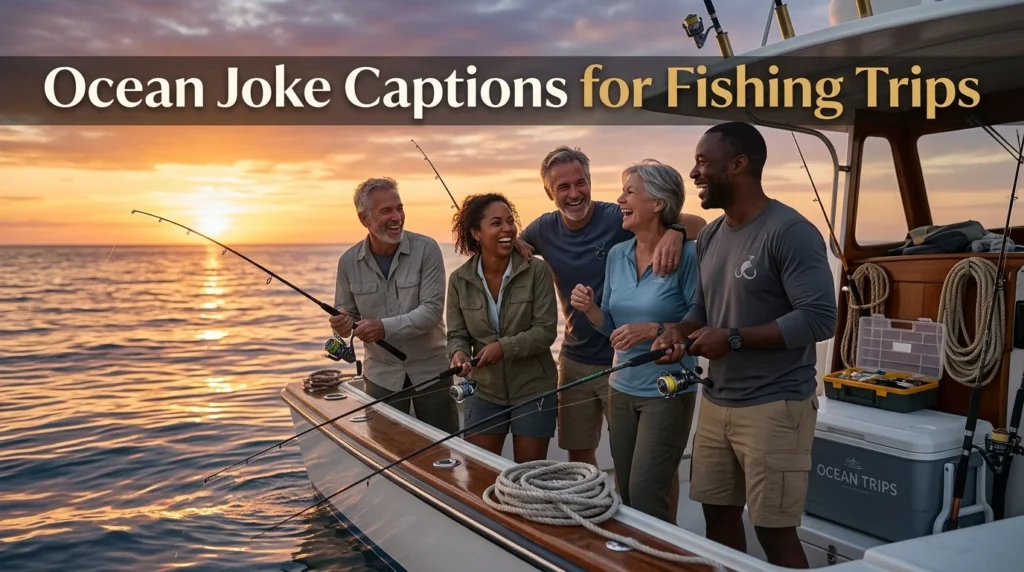 Ocean Joke Captions for Fishing Trips
