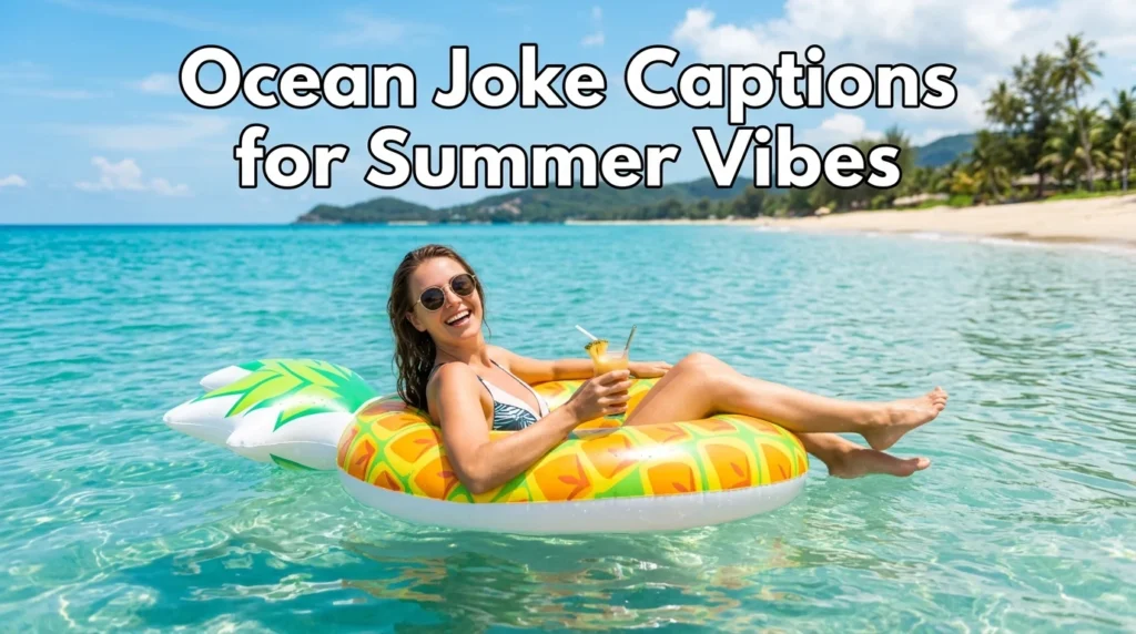 Ocean Joke Captions for Summer Vibes