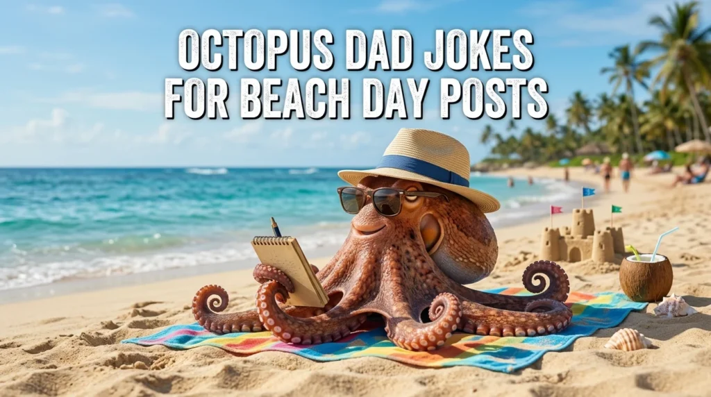 Octopus Dad Jokes for Beach Day Posts