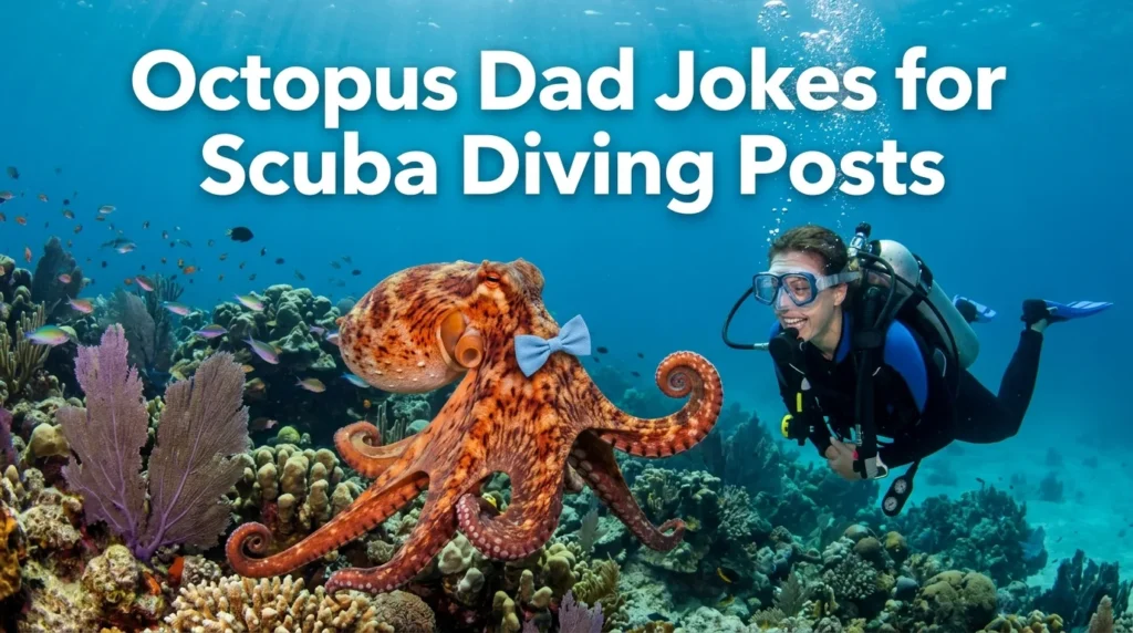 Octopus Dad Jokes for Scuba Diving Posts