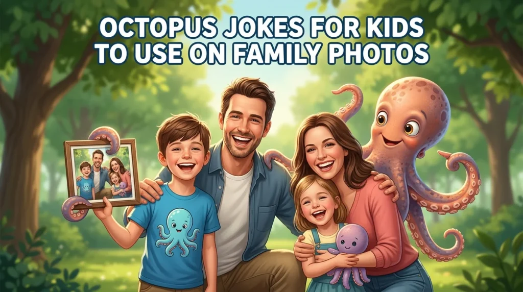Octopus Jokes for Kids to Use on Family Photos