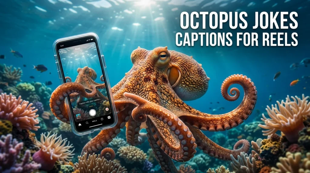 Octupus Jokes Captions For Reels