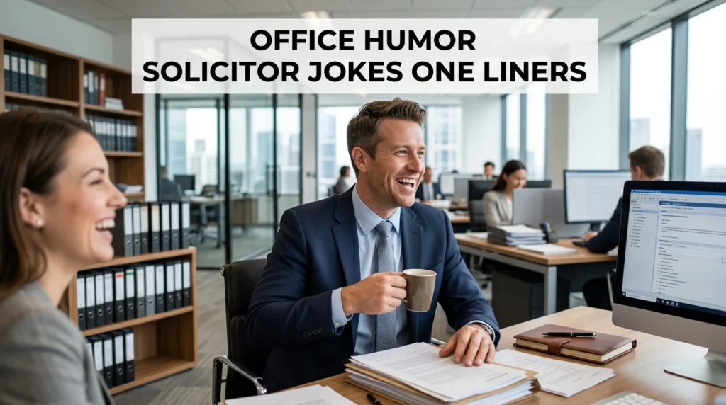Office Humor Solicitor Jokes One Liners