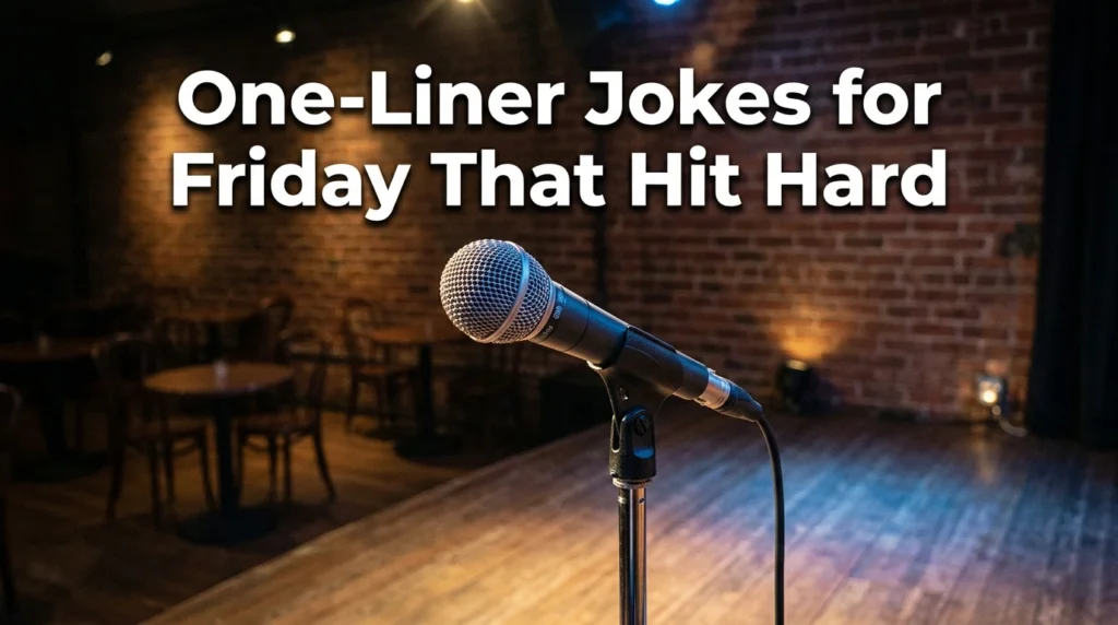 One-Liner Jokes for Friday That Hit Hard