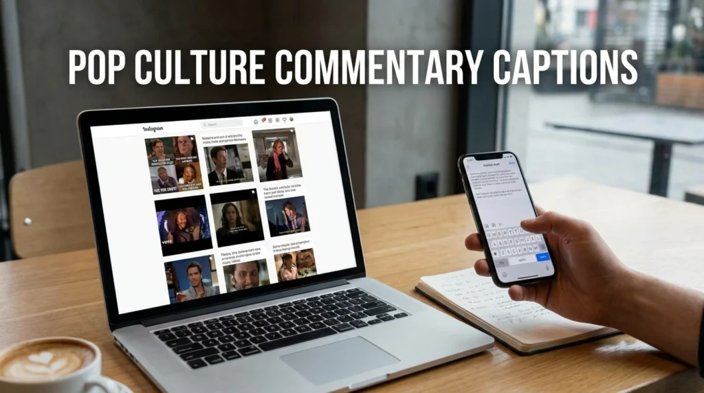 pop culture commentary captions