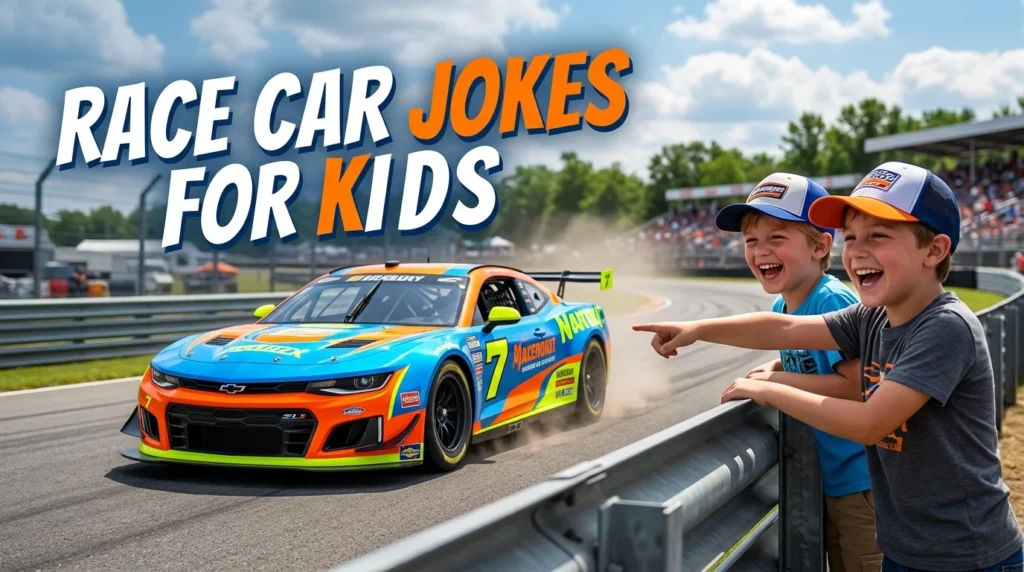 race car jokes for kids
