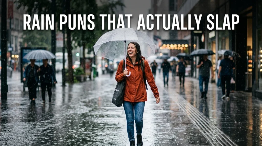 Rain Puns That Actually Slap