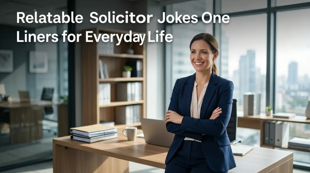 Relatable Solicitor Jokes One Liners for Everyday Life