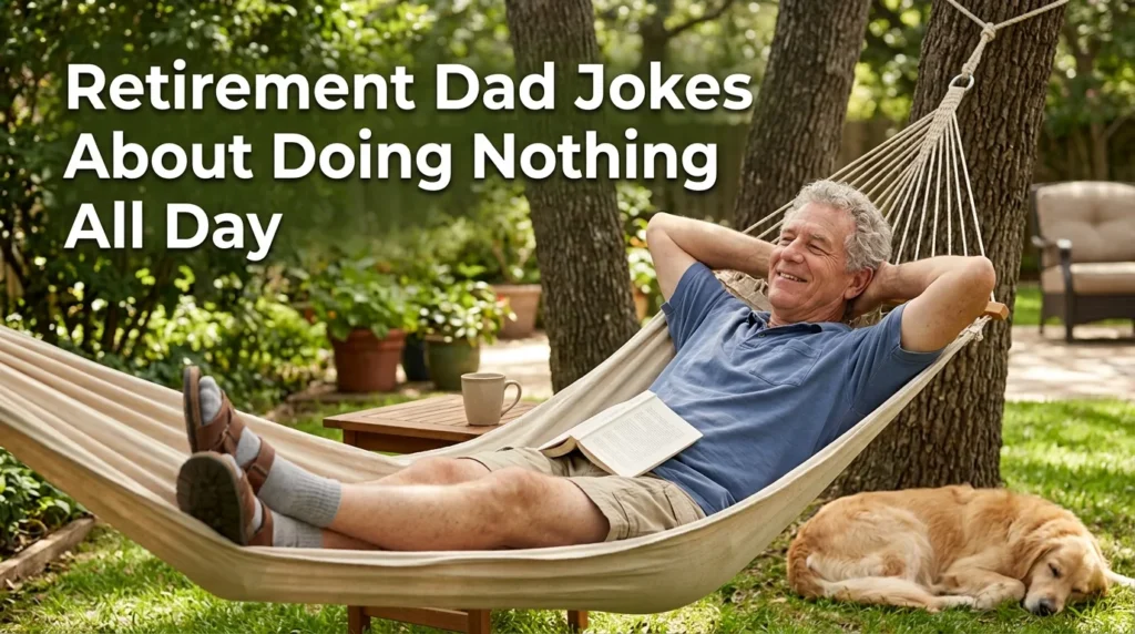 Retirement Dad Jokes About Doing Nothing All Day