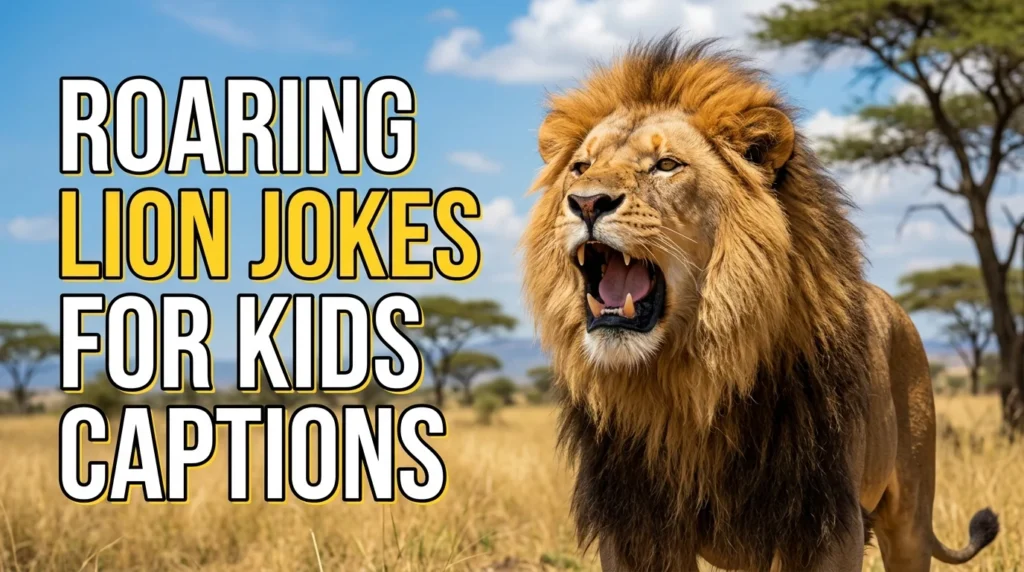 Roaring Lion Jokes for Kids Captions
