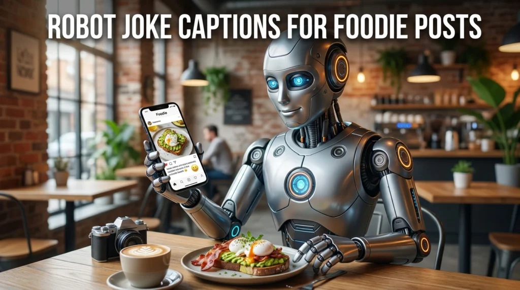 Robot Joke Captions for Foodie Posts
