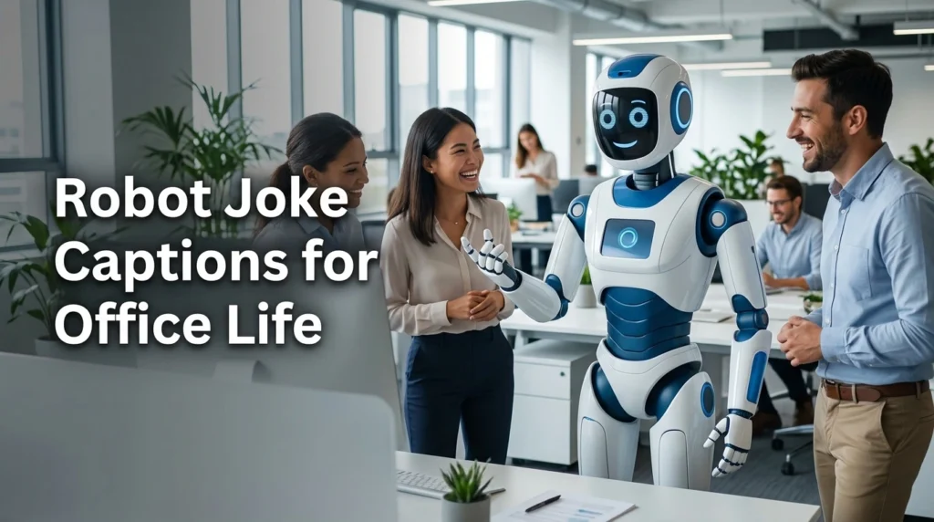 Robot Joke Captions for Office Life