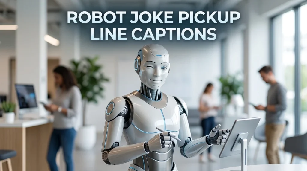 Robot Joke Pickup Line Captions