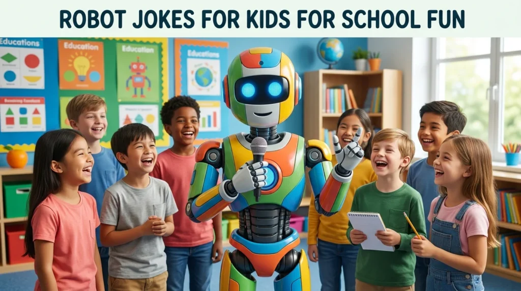 Robot Jokes For Kids For School Fun