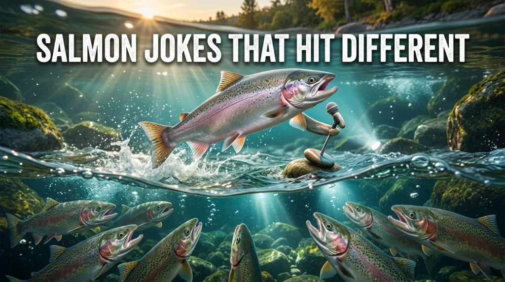 Salmon Jokes For Seafood Lovers Club