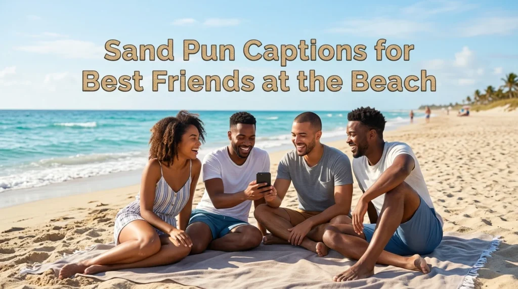 Sand Pun Captions for Best Friends at the Beach
