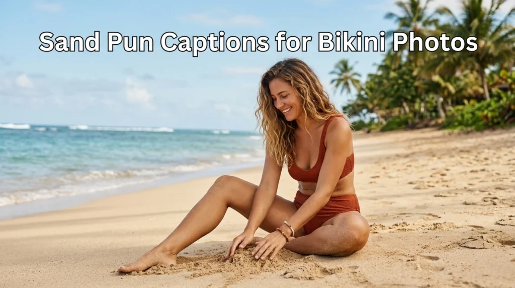Sand Pun Captions for Bikini Photos