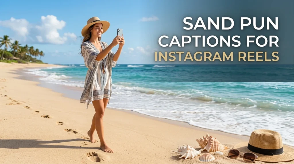 Sand Pun Captions for Instagram Reels