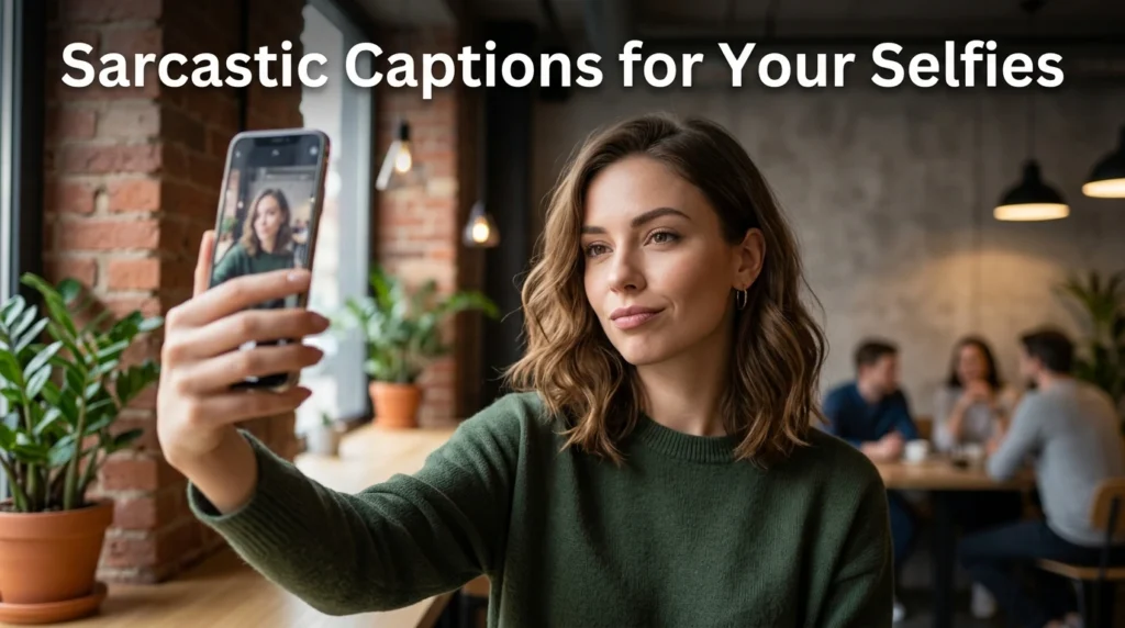 Sarcastic Captions for Your Selfies