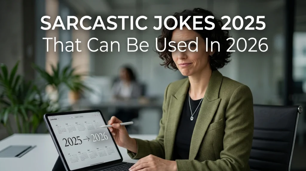 sarcastic jokes 2025 that can be used in 2026
