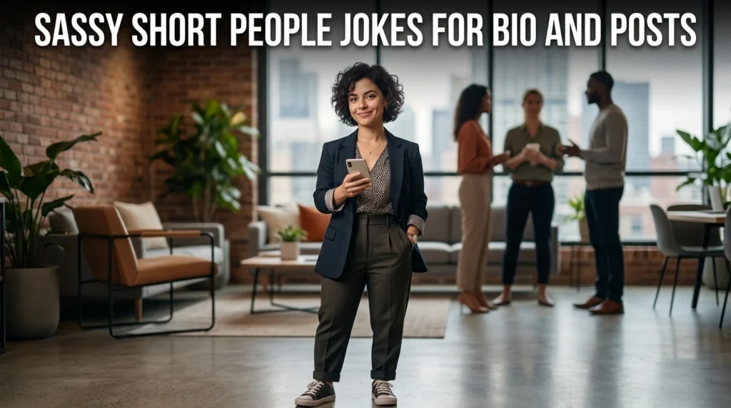 Sassy Short People Jokes for Bio and Posts
