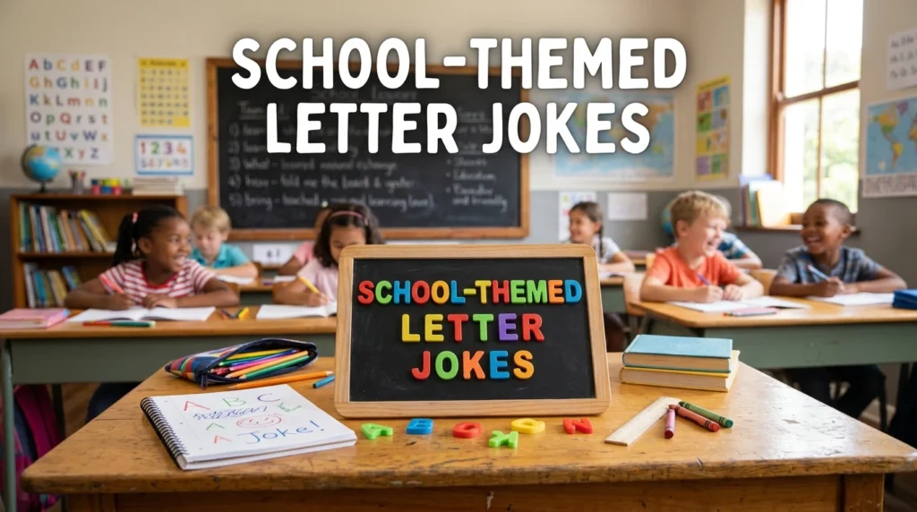 school themed letter jokes