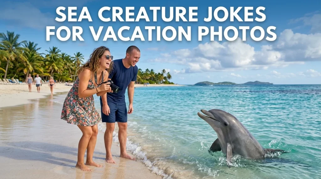Sea Creature Jokes for Vacation Photos