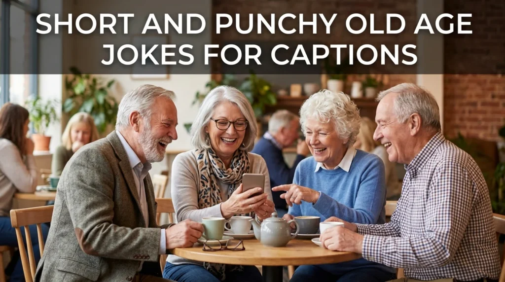 Short And Punchy Old Age Jokes For Captions