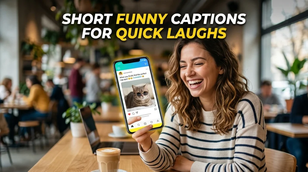 short funny captions for quick laughs