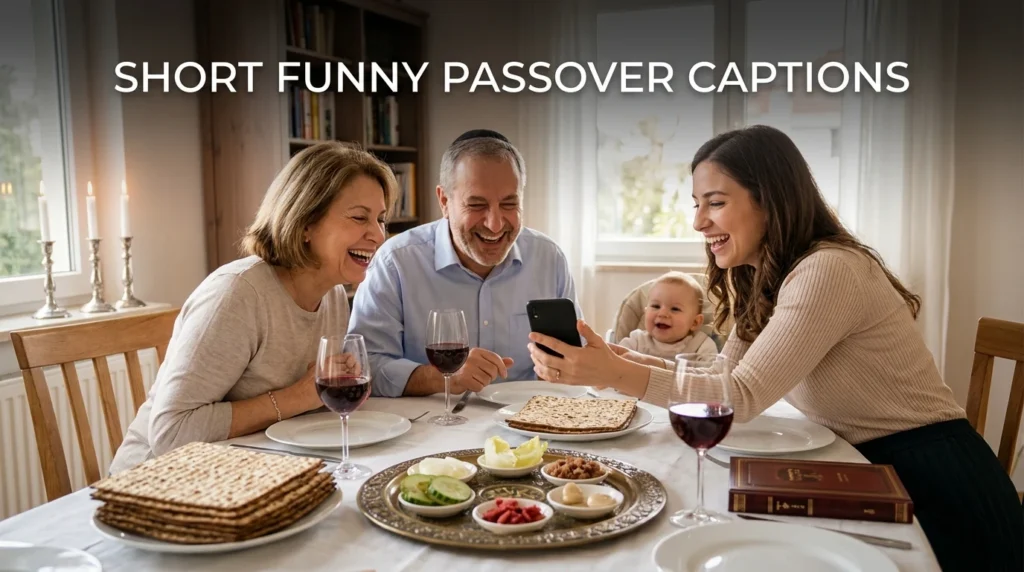 short funny passover captions 