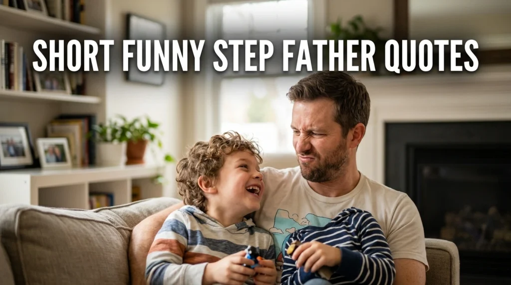 short funny step father quotes