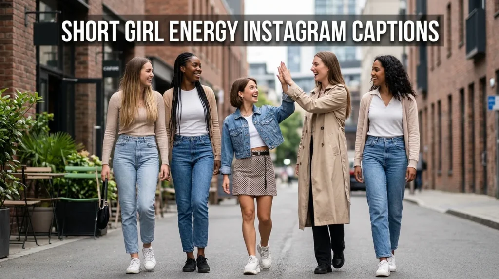 Short Girl Energy Instagram Captions