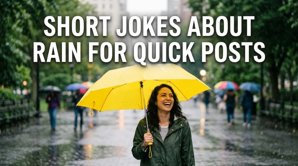 Short Jokes About Rain For Quick Posts