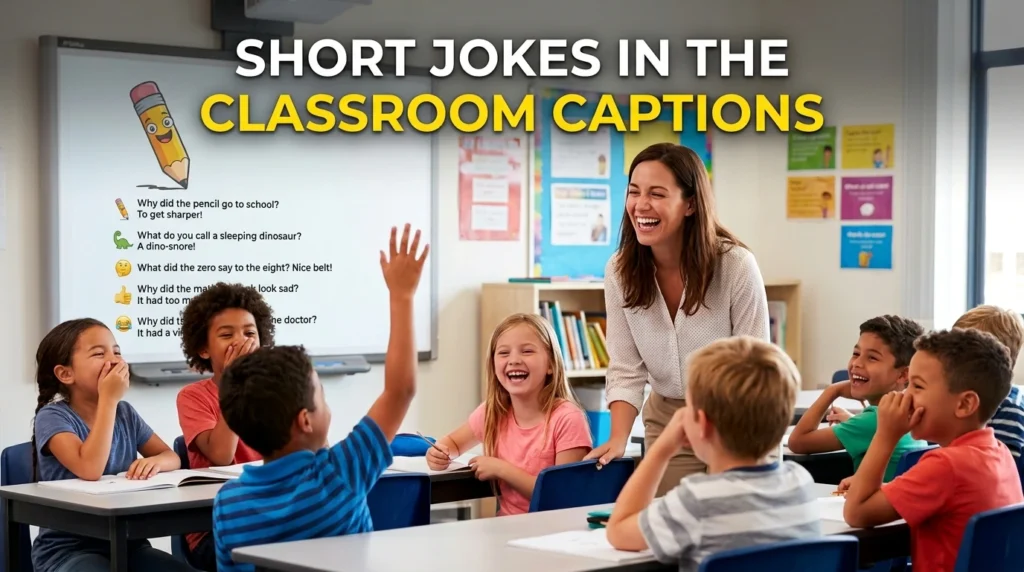 Short Jokes in the Classroom Captions