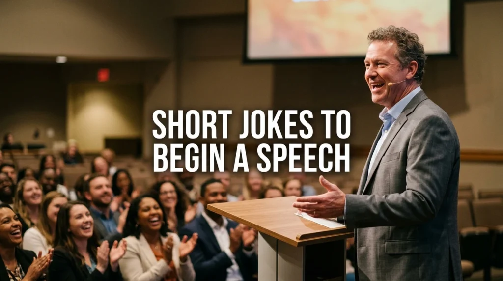 short jokes to begin a speech