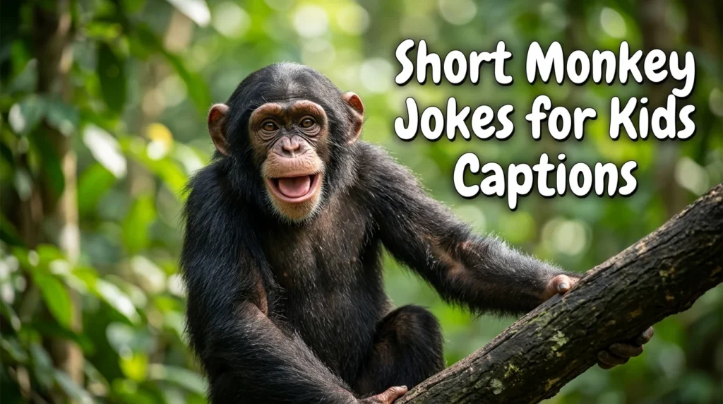 Short Monkey Jokes for Kids Captions