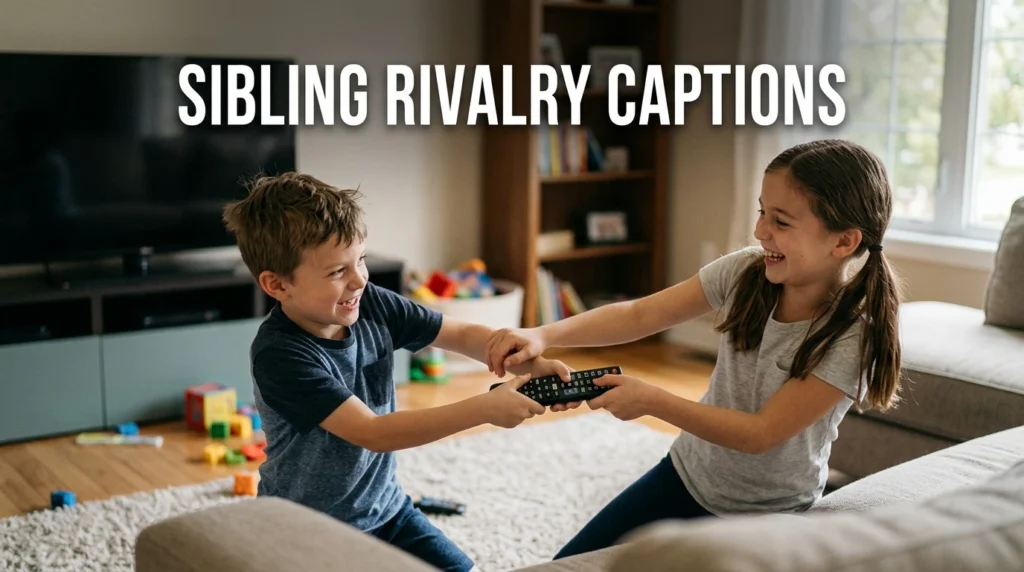 sibling rivalry captions