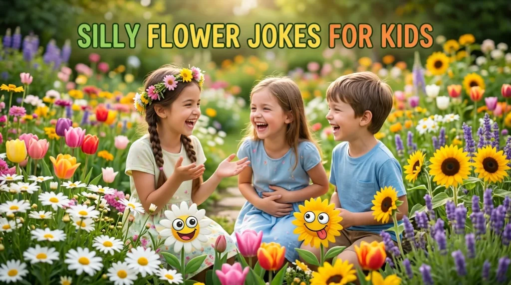 silly flower jokes for kids