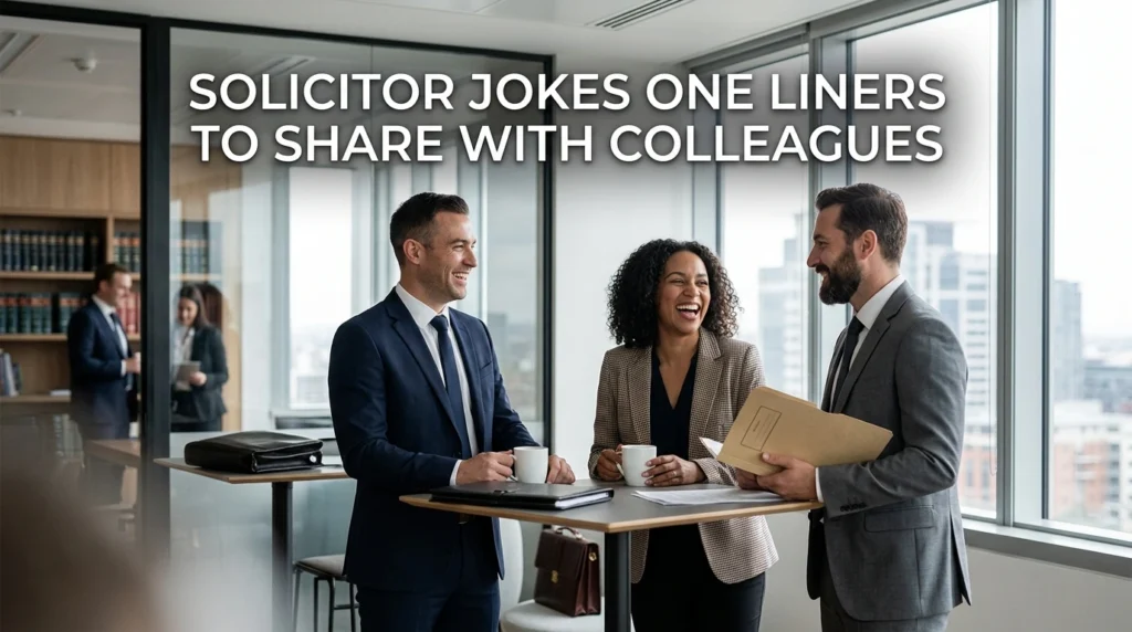 Solicitor Jokes One Liners to Share with Colleagues