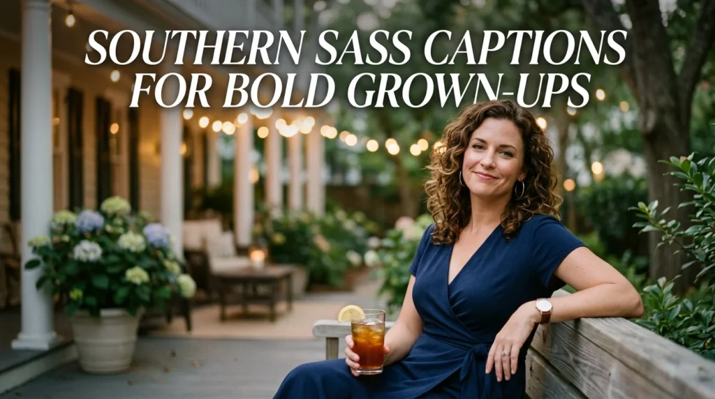 Southern Sass Captions For Bold Grown-Ups