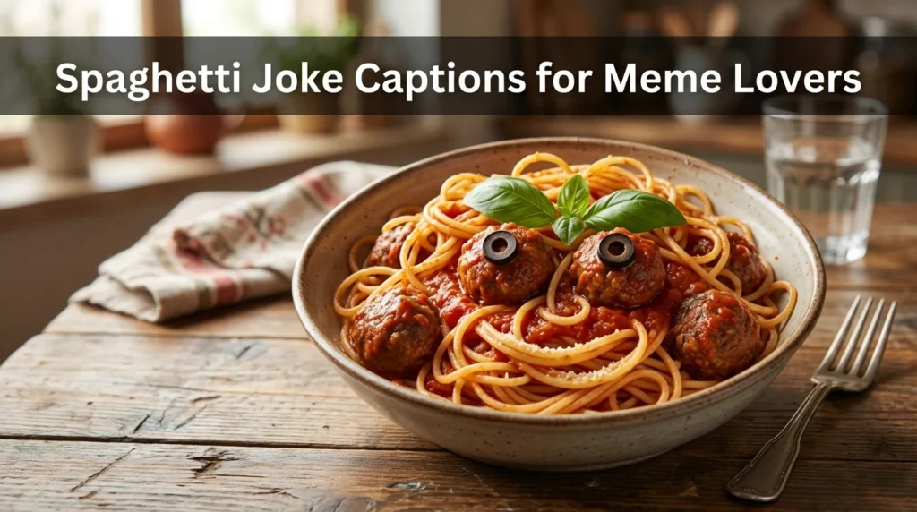 Spaghetti Joke Captions for Meme Lovers