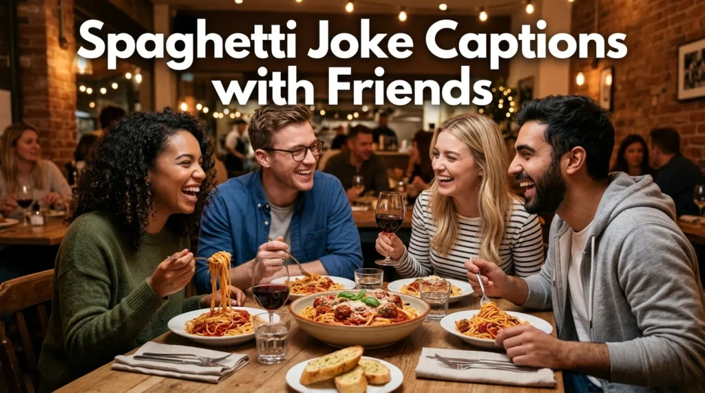 Spaghetti Joke Captions with Friends