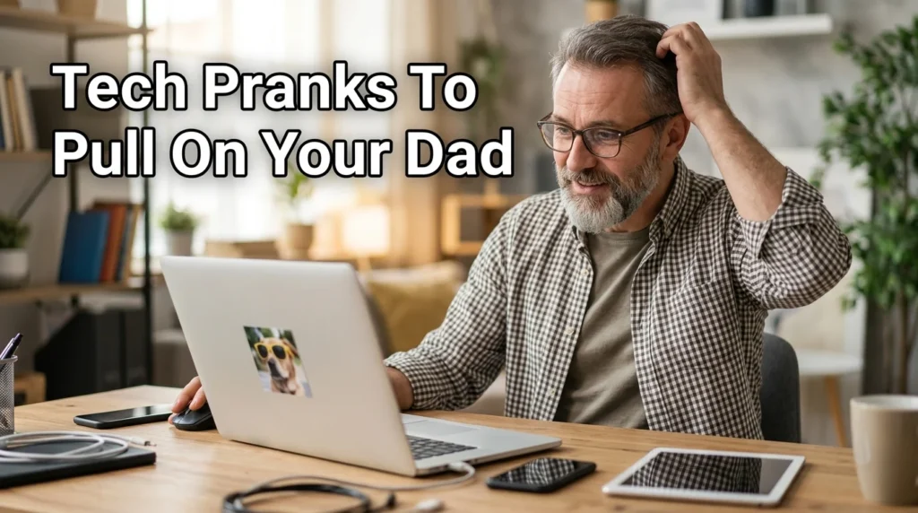 tech pranks to pull on your dad